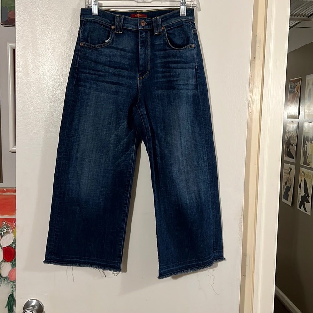 7 for all mankind cropped jeans